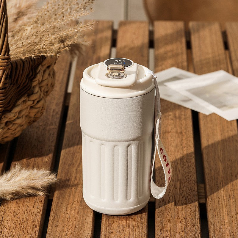Garrafa térmica digital inteligente 450 ml
Caneca de café portátil .
Garrafa de aço inoxidável.