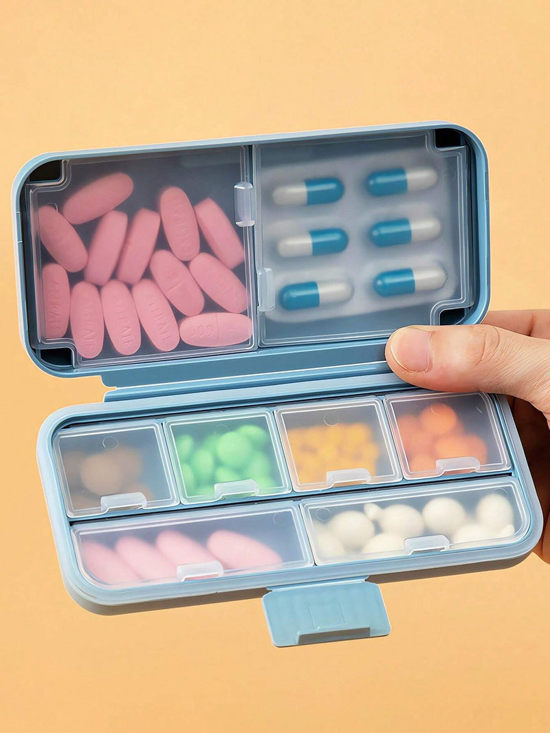 Caixa de Armazenamento Portátil à Prova de Umidade para Pílulas