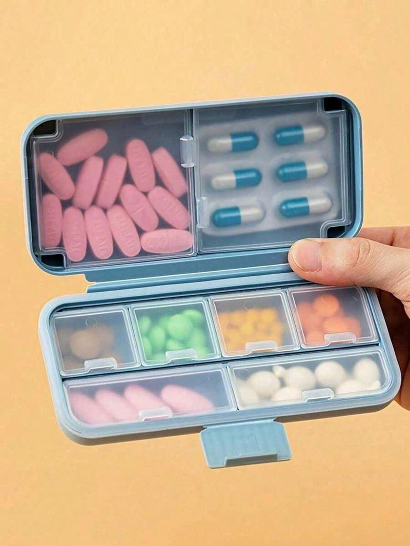 Caixa de Armazenamento Portátil à Prova de Umidade para Pílulas