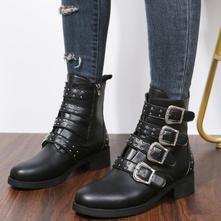 BOTA FEMININA , MODELO COTURNO, CANO MÉDIO