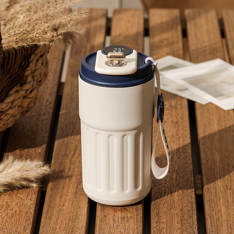 Garrafa térmica digital inteligente 450 ml
Caneca de café portátil .
Garrafa de aço inoxidável.