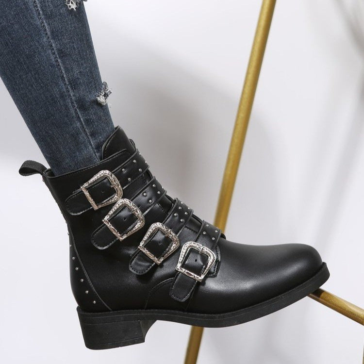BOTA FEMININA , MODELO COTURNO, CANO MÉDIO