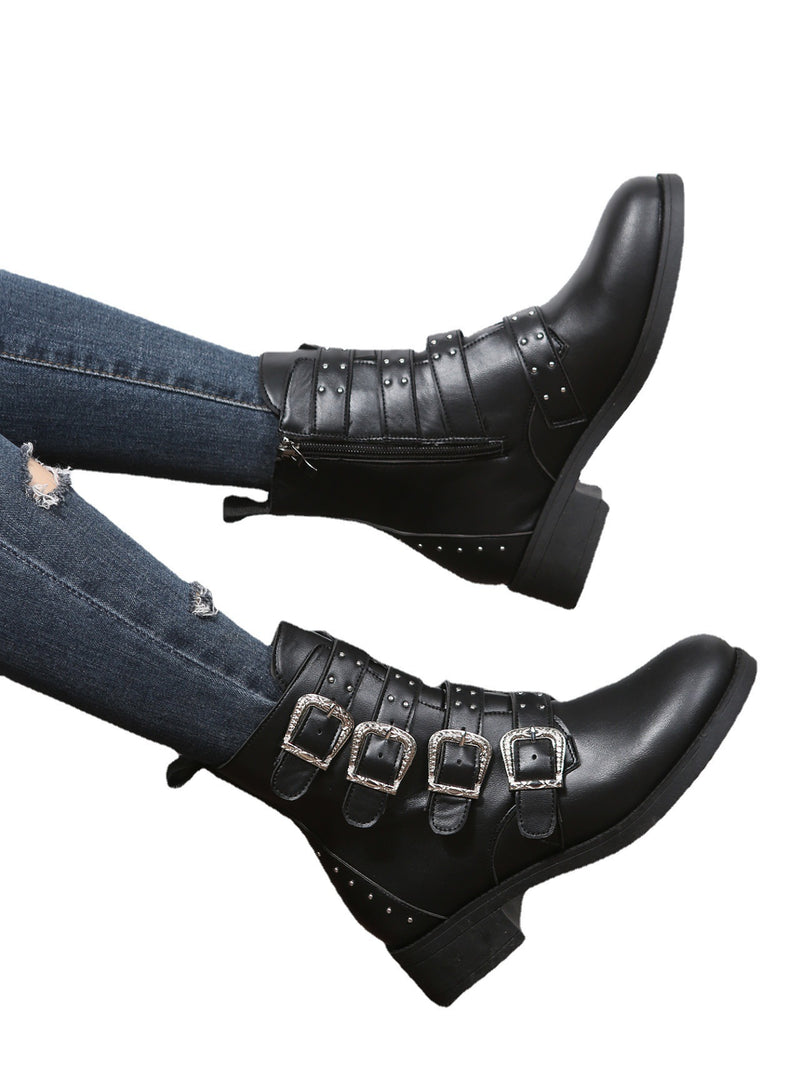 BOTA FEMININA , MODELO COTURNO, CANO MÉDIO