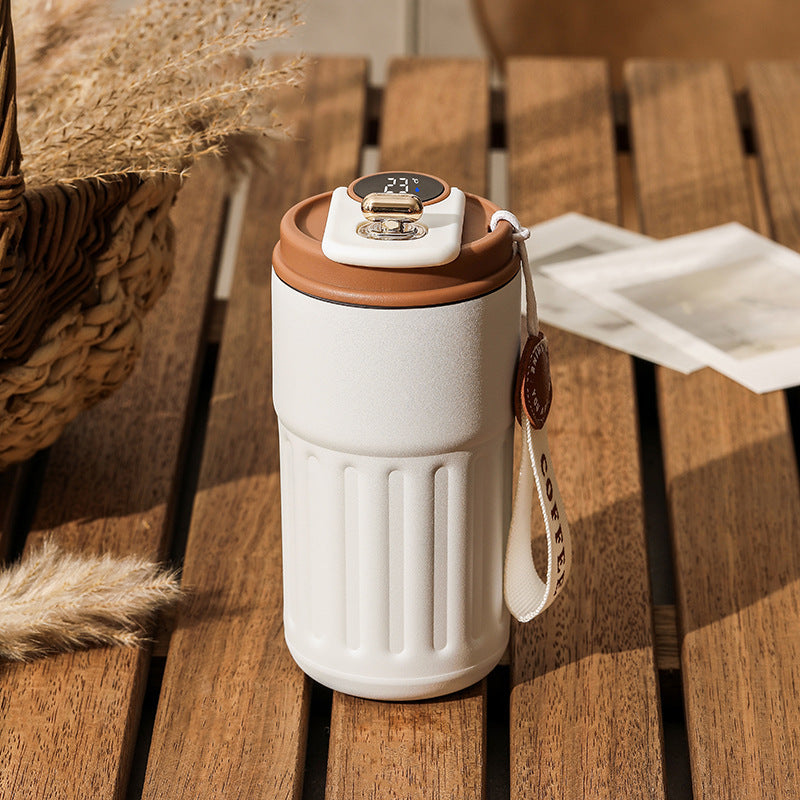 Garrafa térmica digital inteligente 450 ml
Caneca de café portátil .
Garrafa de aço inoxidável.